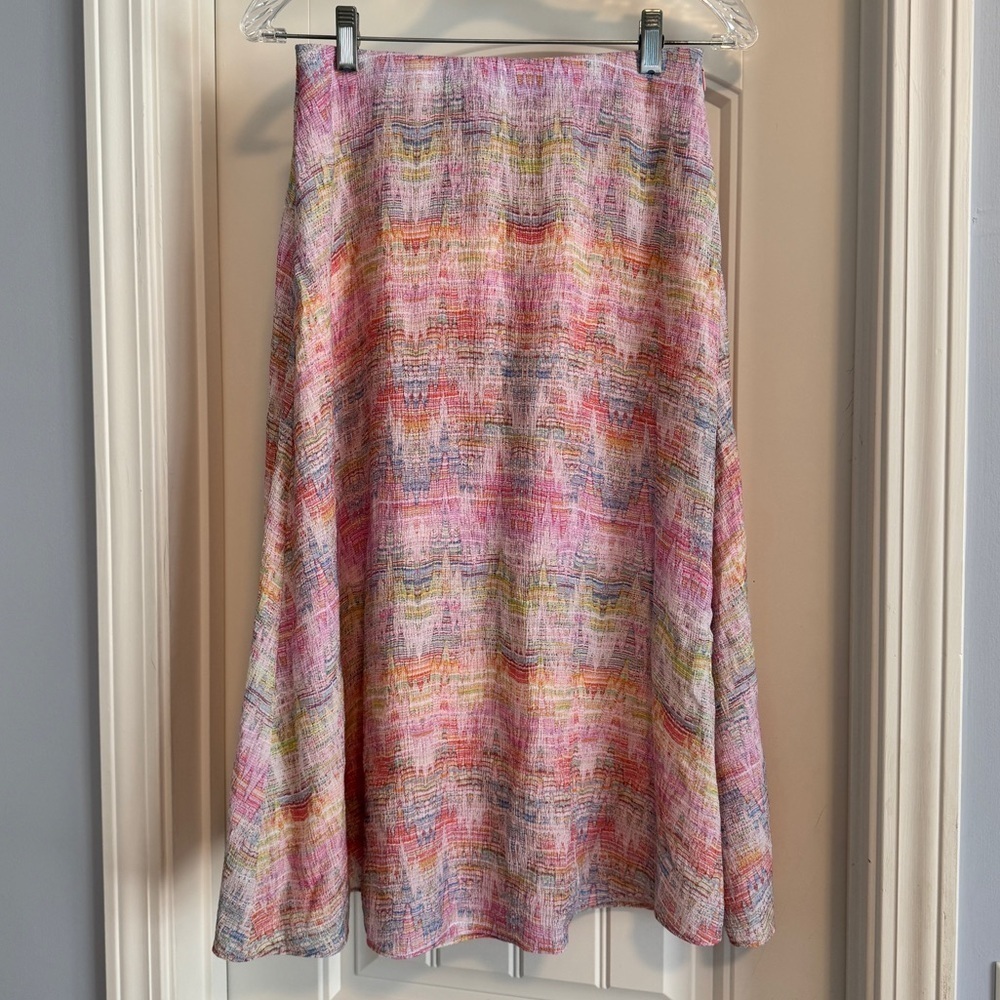 NEW Ecru XS Pastel Midi Skirt ~ Easter Shower Spring Classic